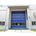 Tecido de pvc automático industrial rolando porta de alta velocidade